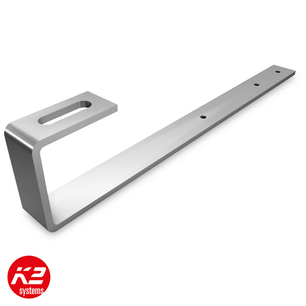 Dachhaken für Schiefereindeckung 40x250x6/6x40mm M10, A2