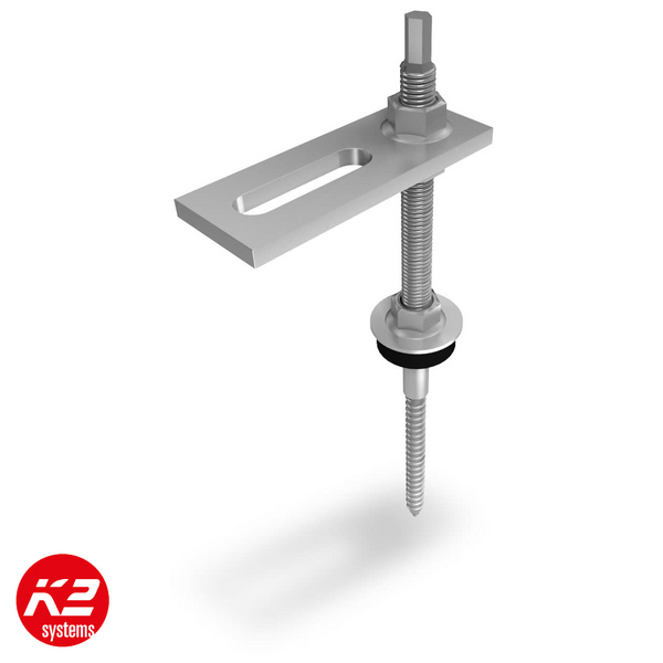 K2 Stockschraube M12x250 Set Adapterblech