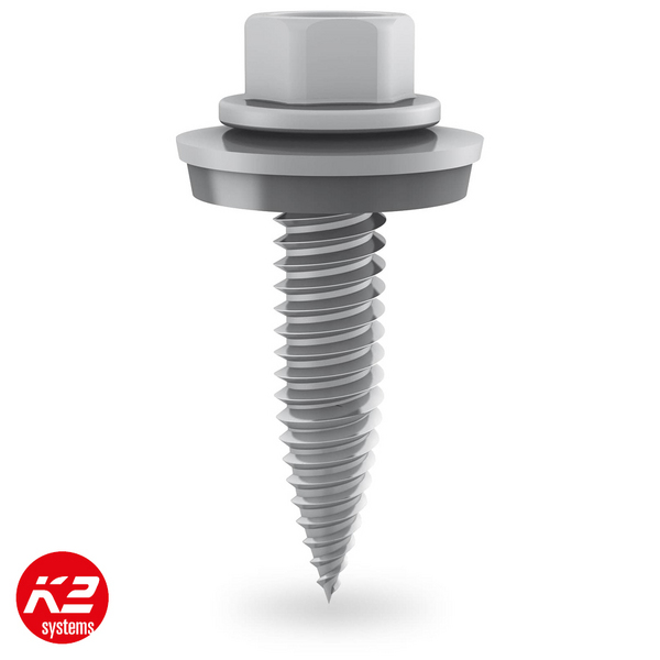 K2 Gewindeform. Schraube 4,8x20 mm mit Dichtscheibe