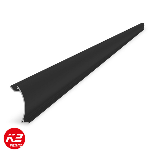 K2 InsertionRail 2.0 Cover 30; 2.85 m Black