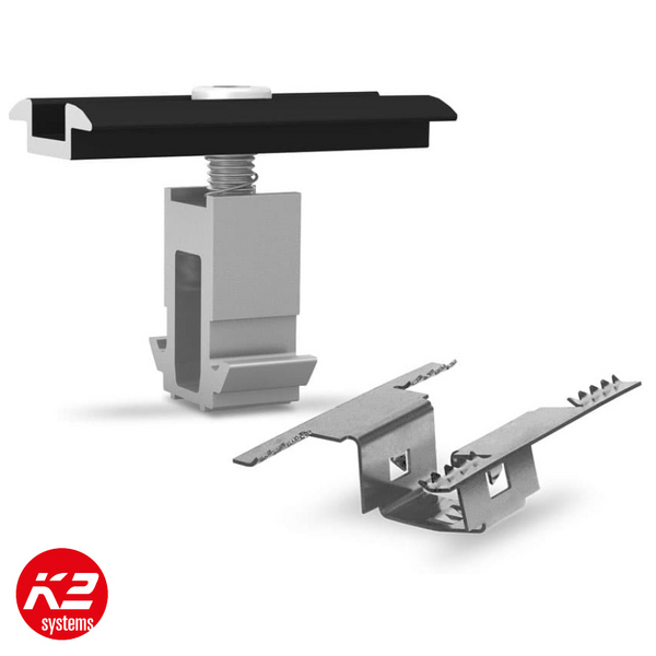 K2 DomeClamp MC Black mit TerraGrif