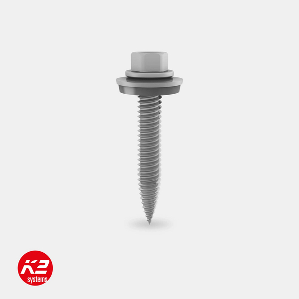 K2 Gewindeform. Schraube 6x38 mm mit Dichtscheibe