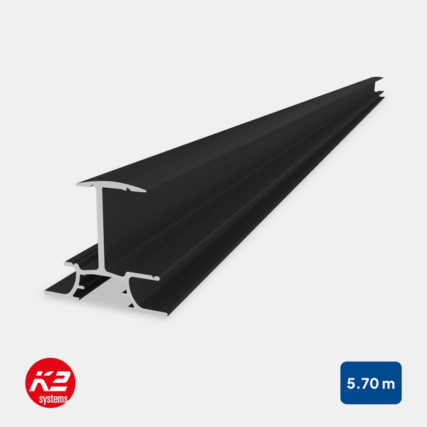 K2 InsertionRail 2.0 - 40; 5.70 m Black