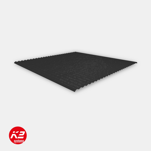 K2 SingleHook FLA Metallabdeckungen mit Butylstreifen, Anthrazit