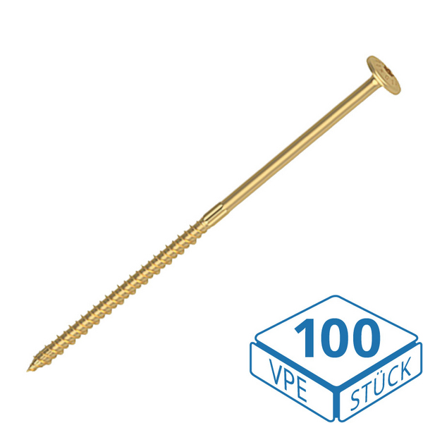 Holzschraube 8X80/60 - Tellerkopf d20 - TX40